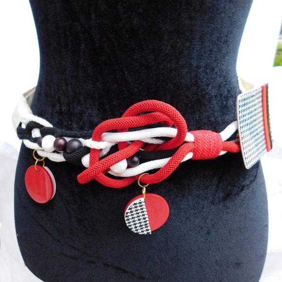 Vintage Accessories - VINTAGE AVANT GARDE ROPE BELT